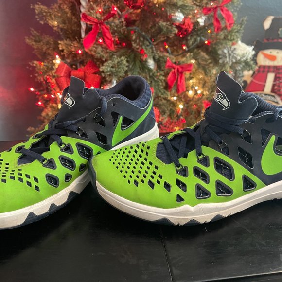 Nike Seattle Sehawks Shoes Mens Size 12 - Picture 3 of 6